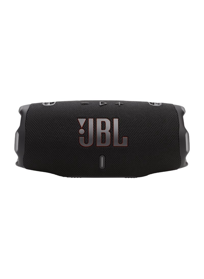 JBL Charge 6 - Portable Waterproof And Drop-Proof Bluetooth Speaker With Built-In Power Bank, Multi-Speaker Connection Via Auracast, Up To 28 Hours Playtime, Fast Charging, And Powerful Sound Black - Image 2